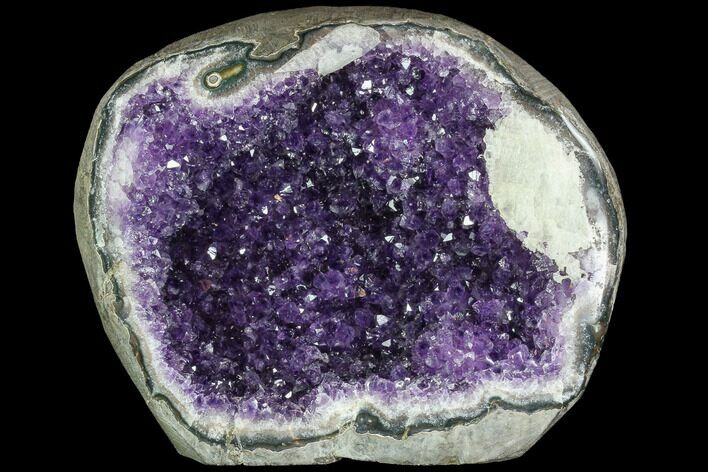 Purple Amethyst Geode - Uruguay #87497